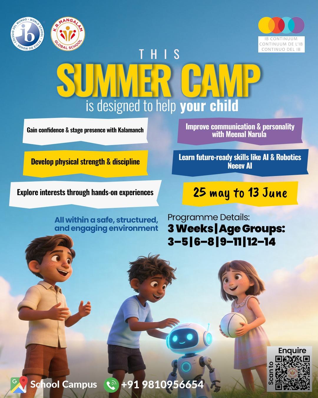 summer camp poster