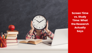 screen time vs study time